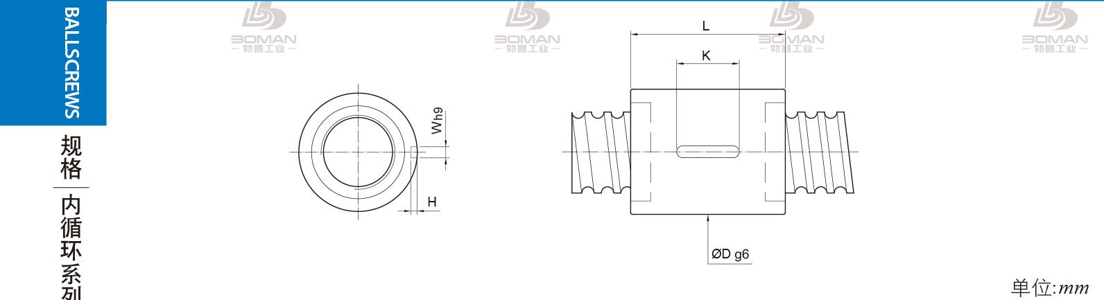 PMI RSIC4005-4 pmi滚珠丝杆的轴环作用