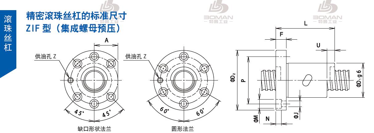 TSUBAKI 20ZIF6S6 tsubaki数控滚珠丝杆规格